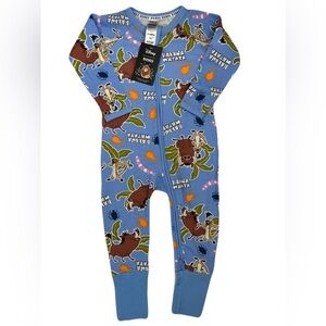 🇦🇺 Bonds x Disney Blue Hakuna Matata Lion King Kids Footie